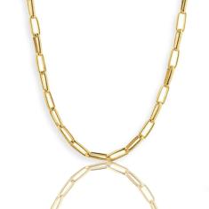 Imagem de Cordão Corrente Cartier 3Mm 45Cm Banhado A Ouro 18K