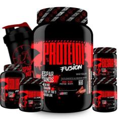 Imagem de Kit Hipercalórico Muscle Mass + Bcaa + Creatina + Glutamina + Copo - E