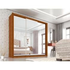 Imagem de Roupeiro Panamá em MDP 3 Portas Espelhado Sallêto