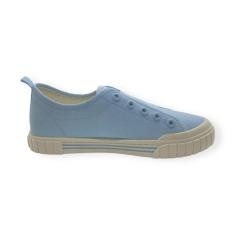 Imagem de Tenis Slip On Feminino Anacapri Casual Lona Elastico Azul-Feminino