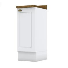 Imagem de Balcão para Cozinha 40cm 1 Porta com Tampo Emily - Espresso Móveis