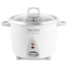 Imagem de Panela de Arroz Elétrica até 14 xícaras não Cozidas, 110V 500W, Aroma Housewares 757SG, Branca
