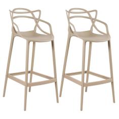 Imagem de Kit 2 Banquetas Altas Masters Allegra Nude Nude