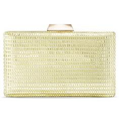 Imagem de Aheli Bolsas de mão de mão de presente para mulheres, casamento, feitas à mão, para noite, festa, nupcial, clutch, Dourado 2