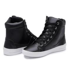 Imagem de Tênis Botinha Feminino Cano Alto Com Detalhe-Feminino