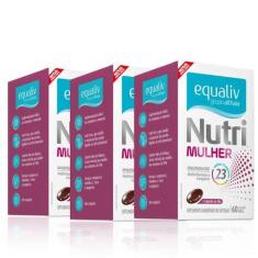 Imagem de Kit3 Nutri Mulher Multivitamínico Biotina Complexo B Equaliv