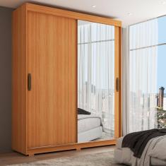 Imagem de Guarda-Roupa Solteiro La Paz 2 Portas 2 Gavetas com Espelho Tx - Panorama Móveis