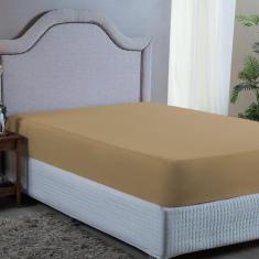 Imagem de Lençol Casal Box 400 Fios com Elástico e Fronha Hotel Pousada Barato