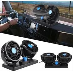Imagem de Ventilador Automotivo Duplo C/ Ajuste P/ Carro E Caminhão - Bmax
