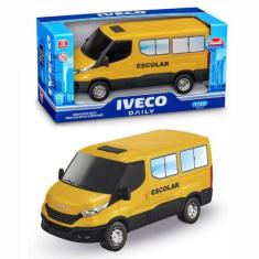 Imagem de Carrinho Infantil Van Escolar Supervan Iveco - Usual - Usual Brinquedo