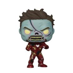 Imagem de Funko POP Marvel: E se? - Homem de Ferro Zumbi, brilho exclusivo da Amazon no escuro, multicolorido, (58178)