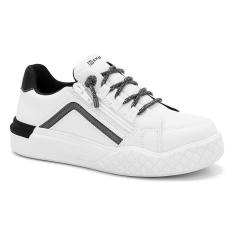 Imagem de Tênis Ramarim Flatform Strass Zipper 24-81104-Feminino