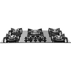 Imagem de Cooktop Tri-chama Ferro Fundido Central 5 Bocas Suggar Bivolt Preto, B