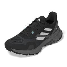 Imagem de adidas Tênis feminino Terrex Soulstride, Preto/branco cristal/cinza, 36