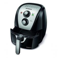 Imagem de Fritadeira A Ar Mondial Family Inox 1500w Afn-40-bi 4l Preto 60hz 220v