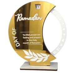 Imagem de Ramadan Advent Countdown Calendar Acrylic - Ramadan Decorations for Home Eid Mubarak Table Decor,Rotatable 30 Days Countdown Calendar Ramadan Islam Kareem Party Table Centerpieces Décor