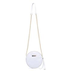Imagem de Bolsa Feminina Transversal Redonda Elegância e Versatilidade 0300 (Branco)