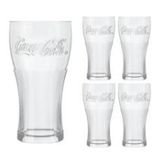 Imagem de Copo de Vidro Coca Cola Clássico 470ml Cristal Nadir - 4 Un