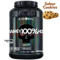 Imagem de Whey Protein 100% Hd Pure 900G Black Skull ( Isolado - Hidrolisado - C