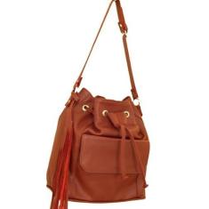 Imagem de Bolsa Saco em Couro Zup Bordo