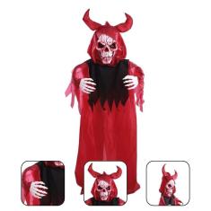 Imagem de Boneco Caveira Agiel Halloween Com Som e Luz
