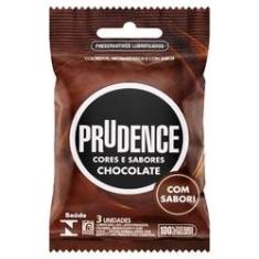 Imagem de Preservativo Prudence Cores e Sabores chocolate, 3 unidades
