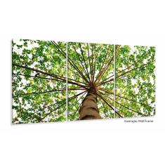 Imagem de Quadro Árvore Folhagem Verde Mosaico Para Sala Hall 120x60