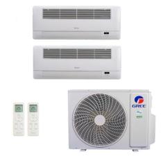 Imagem de Ar-Condicionado Multi Split Inverter R-32 Gree 18.000 (2x Evap Cassete 1 Via 9.000) Quente/Frio 220V