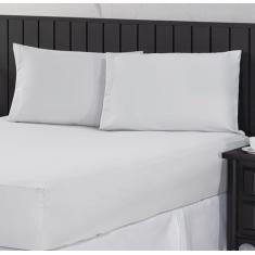 Imagem de Jogo De Cama Casal Queen 250 Fios Percal 03 Peças Com Barra, Toque Mac