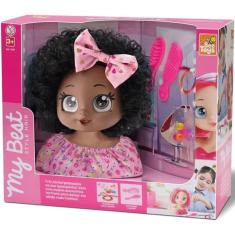 Imagem de Boneca MY BEST STYLE Hair Busto Negra Bee TOYS