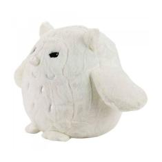 Imagem de Coruja De Pelúcia Branca Olhos Charmosos 19 Cm