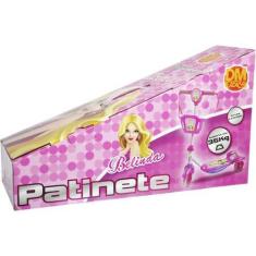 Imagem de Patinete Rosa C/Luz,Som E Cesta - Dm Toys