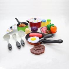 Imagem de Brinquedo Infantil Kit De Cozinha 22 Peças