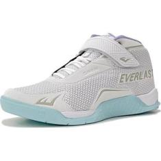 Imagem de Tênis Everlast Cave Hi - Unissex - Branco com Azul Claro-Feminino
