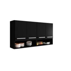 Imagem de Armario Aereo Cozinha Lavanderia 4 Portas 1 Nicho Bulgaria - Bela Casa