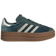 Imagem de Adidas Gazelle Bold Tênis feminino, Veludo verde escuro, 35