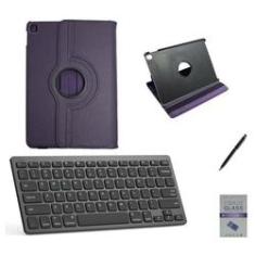 Imagem de Kit Capa 360/Can/Pel/Teclado iPad Pro 2017 - 12.9" Roxo