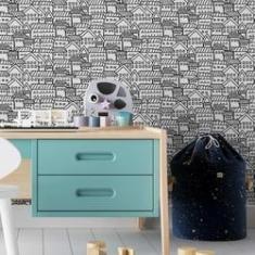 Imagem de Papel De Parede Adesivo Infantil Colorir N03067 0,58X3,00M