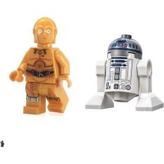 Imagem de LEGO Star Wars Minifigure Droids - C-3PO and R2-D2 (75136)