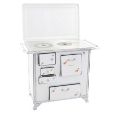Imagem de Fogão a Lenha 01 Venâncio Gabinete e Tampa Tradicional  Florido 1gdftbr