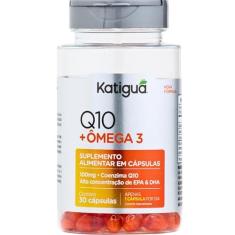 Imagem de KATIGUÁ Coenzima Q10 + Ômega 3 Alta Concentração De Epa & Dha Sem Sabor Katiguá 30 Cápsulas Soft Gel • 30 Doses Laranja