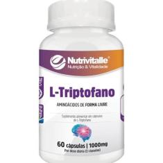 Imagem de L Triptofano 1000mg 60 Cápsulas Nutrivitalle