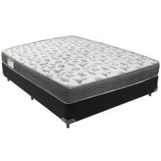 Imagem de Cama Box e Colchão ISO100 Espuma D33 Viúvo Ortobom,  Preto