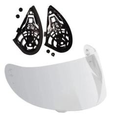 Imagem de Viseira Fumê 2.2mm + Kit Fixação Capacete K3 / K4 Street - POLIVISOR, 