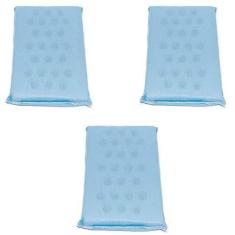 Imagem de Kit 3 Travesseiro Antisufocante Minasrey Azul
