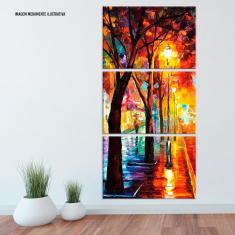 Imagem de Conjunto De Telas Decorativa Cold Night Painting