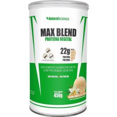 Imagem de Max Blend Proteína Vegetal Sabor Creme 450G Natural Science