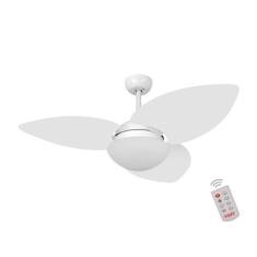 Imagem de Ventilador De Teto Dormamu Branco Fosco 3 Pás Branco 220V Com Controle