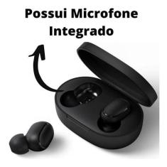 Imagem de Fone Ouvido Sem Fios Preto Bluetooth Para Samsung S21 Fe - Mdm