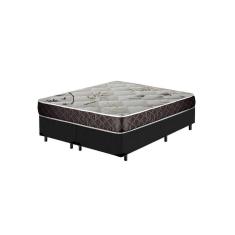 Imagem de Cama Box King Colchão Aylla Espuma D33 Acolchões + Box Suede 64x193x203